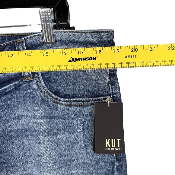 Kut From The Kloth NWT Women 16 Ankle Straight Leg High Rise Jeans Bum Friendly - Picture 9 of 16
